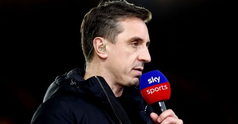 Gary Neville predicts the team most likely to challenge Man City for the Premier League title next season