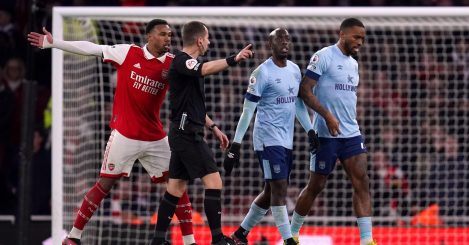 Ivan Toney’s controversial equaliser at Arsenal not fully checked by VAR
