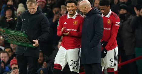 Jadon Sancho could prove to be Erik ten Hag’s greatest success story at Manchester United